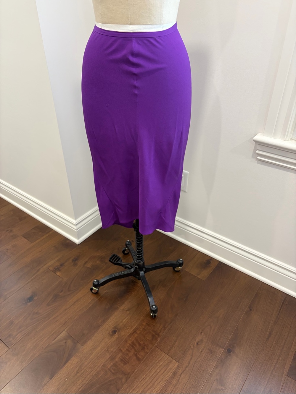 Diane Von Furstenberg Vibrant Purple Pencil Skirt